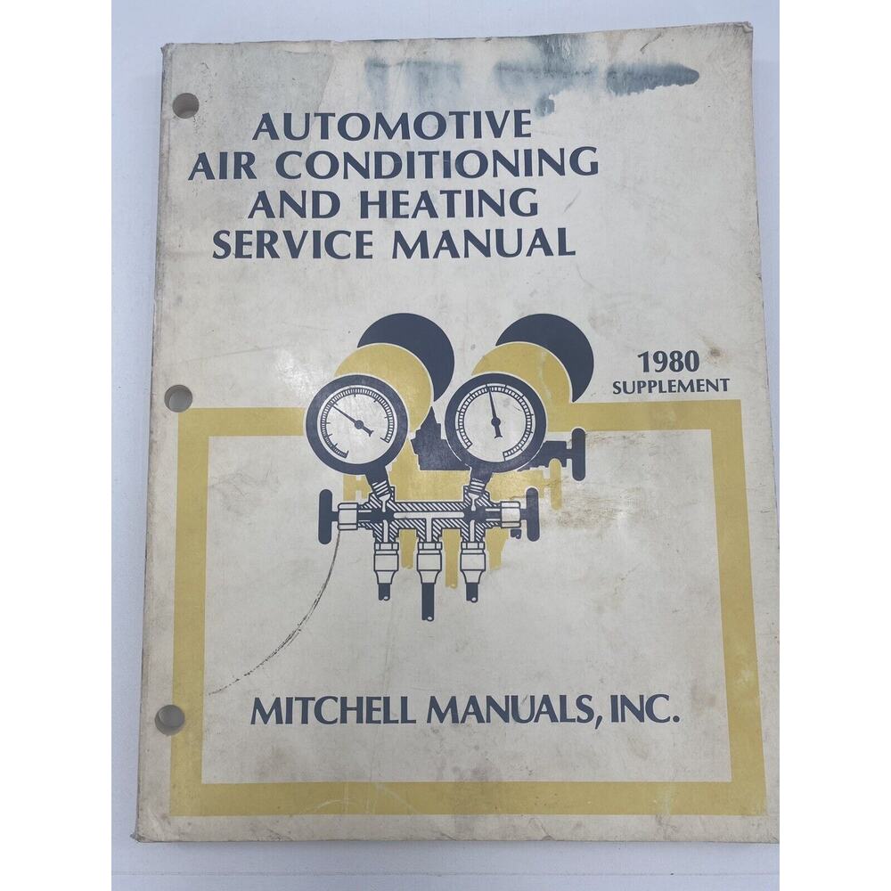 Mitchell Automotive Air Conditioning And Heating Service Manual 1980 Ford AMC...